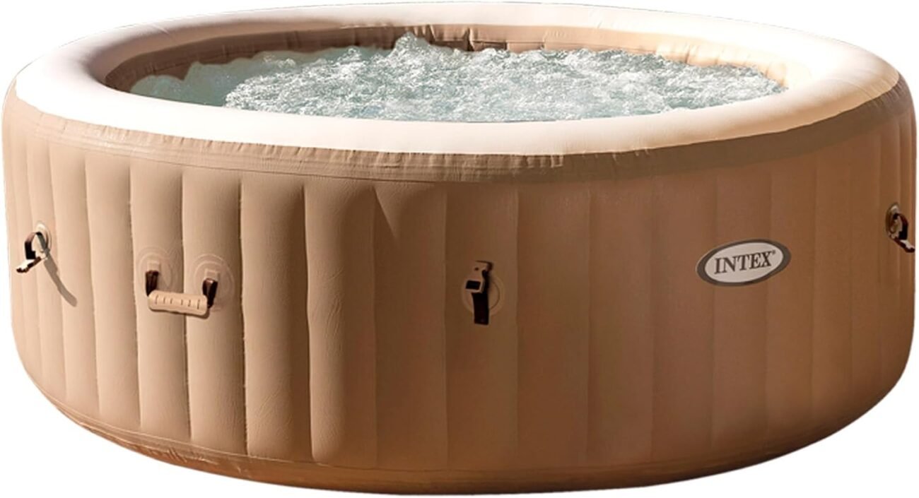 Intex Ø 196 x 71 cm Whirlpool Pure SPA - Bubble Massage, Beige 28426EX