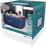 Bestway® Lay-Z-SPA® Energiespar-Whirlpool Hawaii AirJet™ mit App-Steuerung + integrierter UltraFit™ -Pumpeneinheit, für 6 Personen 180 x 180 x 71 cm, Kobaltblau