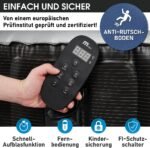 BRAST Whirlpool aufblasbar MSpa Starry mit LED Beleuchtung für 6 Personen Ø204x70cm In- Outdoor Pool 138 Massagedüsen Energiespar-Timer Heizung Bubble Wellness Massage