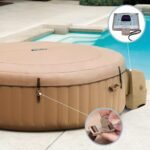 Intex Ø 196 x 71 cm Whirlpool Pure SPA - Bubble Massage, Beige 28426EX