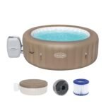 Bestway® Lay-Z-SPA® LED-Whirlpool Hollywood AirJet™ für 6 Personen Ø 196 x 66 cm, LED-Design