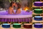 Bestway® Lay-Z-SPA® LED-Whirlpool Hollywood AirJet™ für 6 Personen Ø 196 x 66 cm, LED-Design