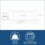 Bestway® Lay-Z-SPA® LED-Whirlpool Hollywood AirJet™ für 6 Personen Ø 196 x 66 cm, LED-Design