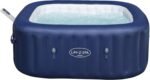 Bestway® Lay-Z-SPA® Energiespar-Whirlpool Hawaii AirJet™ mit App-Steuerung + integrierter UltraFit™ -Pumpeneinheit, für 6 Personen 180 x 180 x 71 cm, Kobaltblau