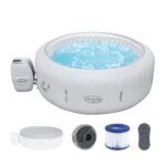 Bestway® Lay-Z-SPA® LED-Whirlpool Hollywood AirJet™ für 6 Personen Ø 196 x 66 cm, LED-Design