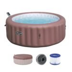 Bestway® Lay-Z-SPA® Energiespar-Whirlpool Hawaii AirJet™ mit App-Steuerung + integrierter UltraFit™ -Pumpeneinheit, für 6 Personen 180 x 180 x 71 cm, Kobaltblau