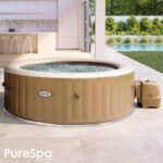 Intex Ø 196 x 71 cm Whirlpool Pure SPA - Bubble Massage, Beige 28426EX