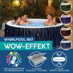 Bestway® Lay-Z-SPA® LED-Whirlpool Hollywood AirJet™ für 6 Personen Ø 196 x 66 cm, LED-Design