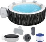 Bestway® Lay-Z-SPA® LED-Whirlpool Hollywood AirJet™ für 6 Personen Ø 196 x 66 cm, LED-Design